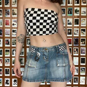 Y2K Denim Mini Skirt